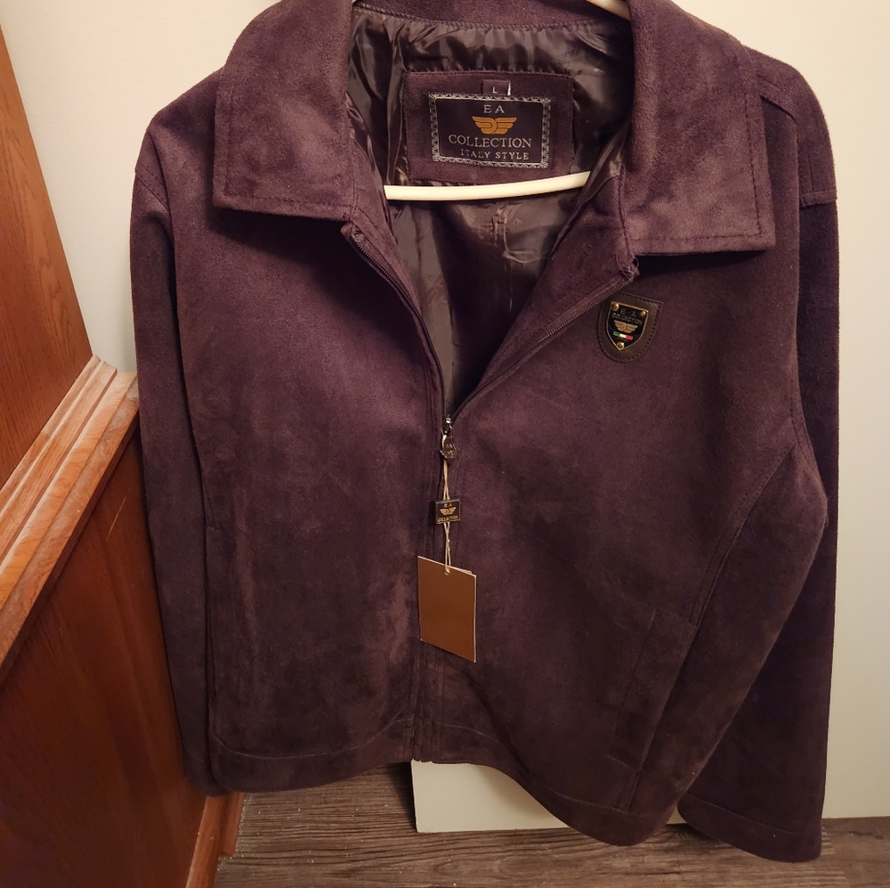NEW MEN'S EA COLLECTION ITALIAN STYLE LAST COLLECTION JACKET - SZ L